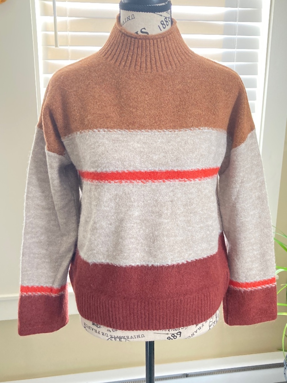 Women Fall Smock Neck Sweater XS